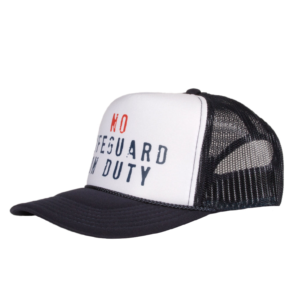 No Lifeguard on Duty Trucker Hat