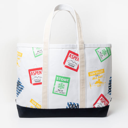 Vintage Lift Tickets Tote