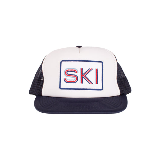 Retro Ski Trucker Hat